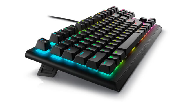 מקלדת גיימינג Alienware AW420K TKL RGB – קומפקטית, מהירה ומדויקת